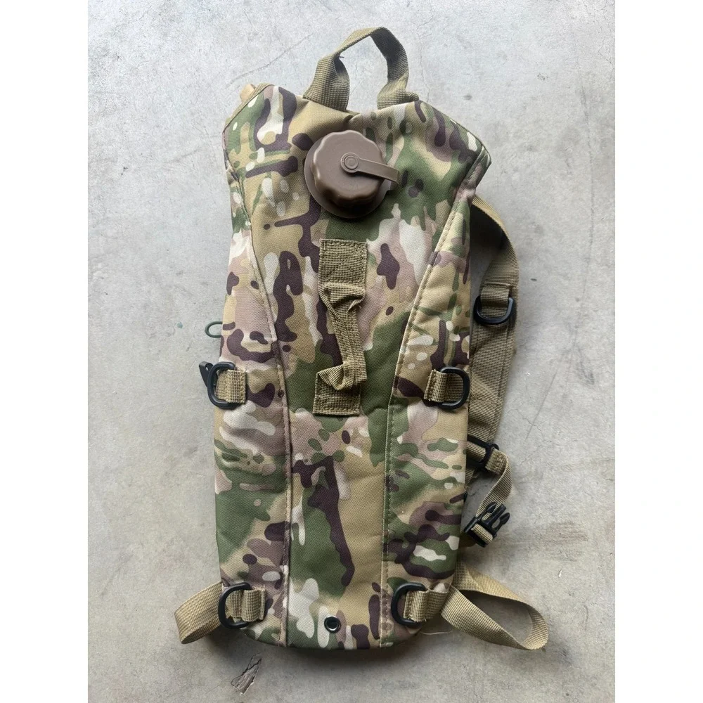 KMS Hydration Carrier Water Backpack Camo Adjustable Strap Tactical Hiking